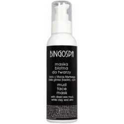 BINGOSPA Maska błotna do twarzy błoto z Morza Martwego, kaolin, cynk 150g